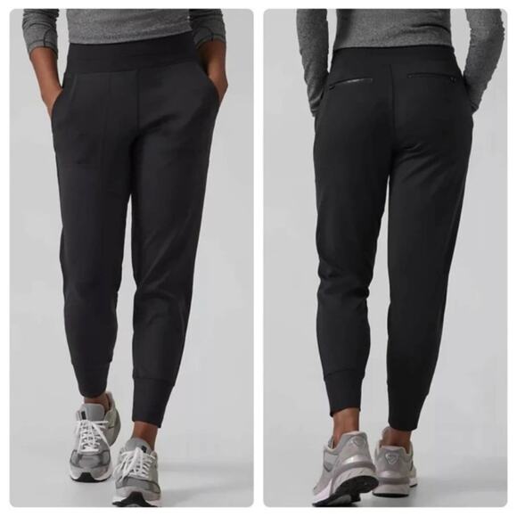 Athleta Pants - Athleta Pants Womens Medium Black Venice Jogger Casual Pull On Athleisure Travel